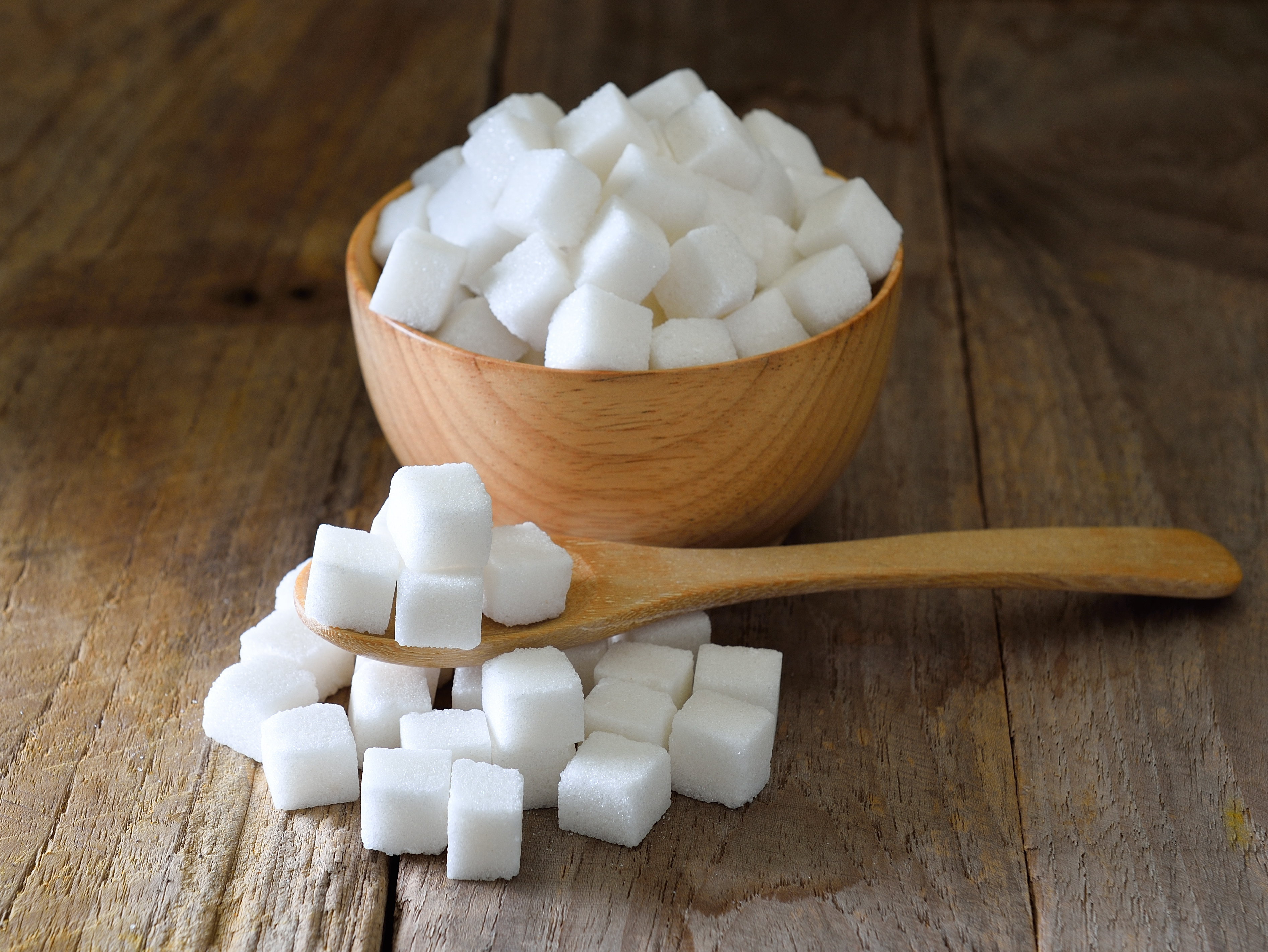 Sugar Cubes Wooden Spoon